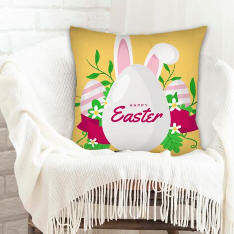 Housses de coussin de décoration lavable pour Noël, anniversaire, la Fête des Pères, la Fête des Mères (1/5)