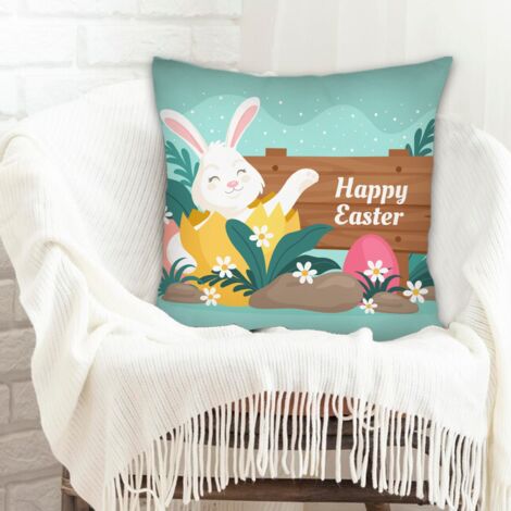 Housse de coussin pour décoration intérieure résistant au lavage pour anniversaire (1/5)