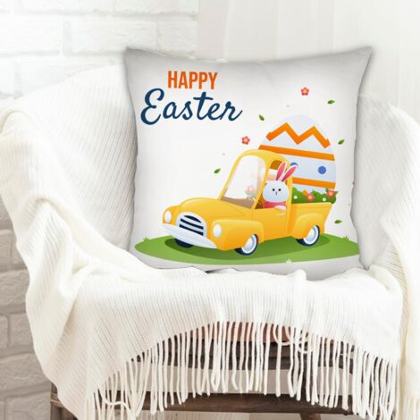 Housse de coussin carréedoux et respirant pour décoration de maison et de chambre à coucher de la saint-valentin (1/5)