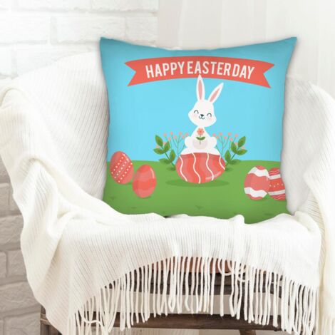 Housse de coussin carréeanti-ride pour la Saint-Valentin, la Fête des Mères et des Pères (1/5)