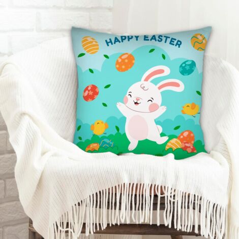 Housse de coussin moderne design résistant au lavage pour mariage, anniversaire, naissance de bébé (1/5)