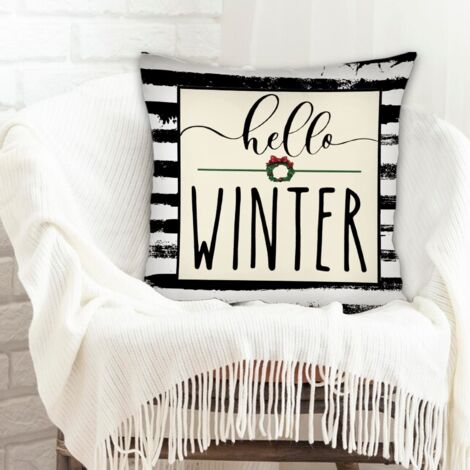 Housse de coussin décorative salon lavable en machine pour la Saint-Valentin (1/5)