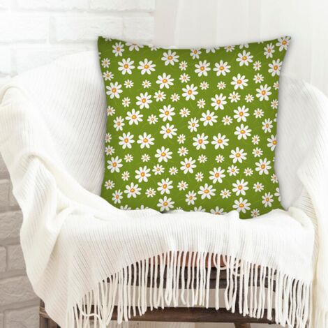 Housse de coussin carréelavable en machine pour canapé lit salon chambre décoration de la saint-valentin (1/5)