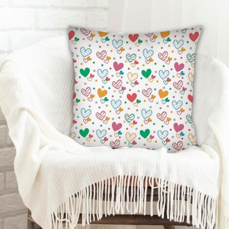 Housses de coussin de décoration doux pour canapé ou lit décoration de la saint-valentin (1/5)