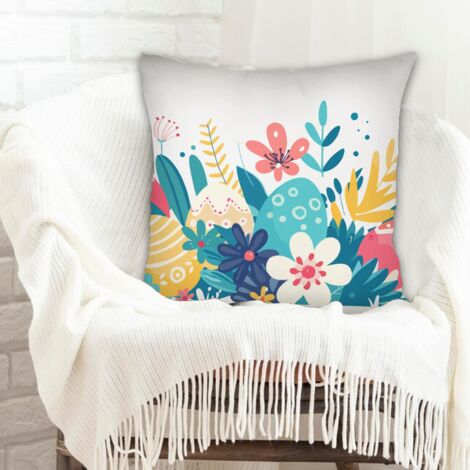 Housse de coussin carrée standard 45x45cm maison douce confortable pour mari femme anniversaire (1/5)