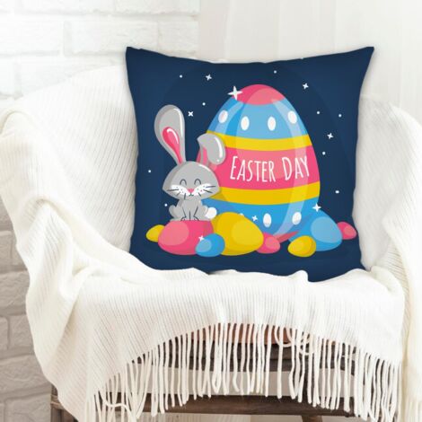 Housse de coussin carrée standard 45x45cm lavable en machine pour couple mère père famille amis amoureux animaux de compagnie (1/5)
