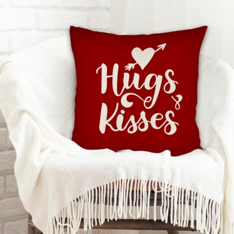 Housse de coussin carrée standard 45x45cm lavable en machine pour canapé chambre salon (1/5)