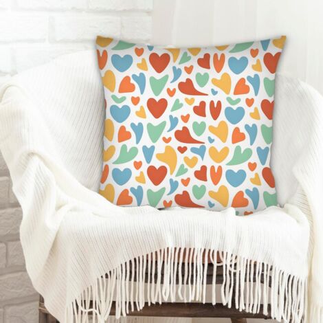 Housse de coussin décorative à la mode pour la maison résistant au lavage pour Noël, la Saint-Valentin, anniversaire (1/5)