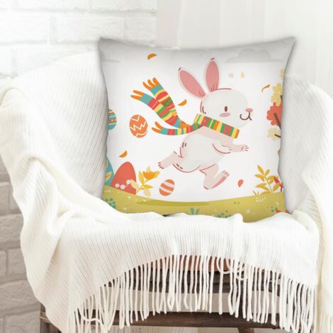 Housse de coussin carrée standard 45x45cm durable pour la Fête des Mères et des Pères (1/5)