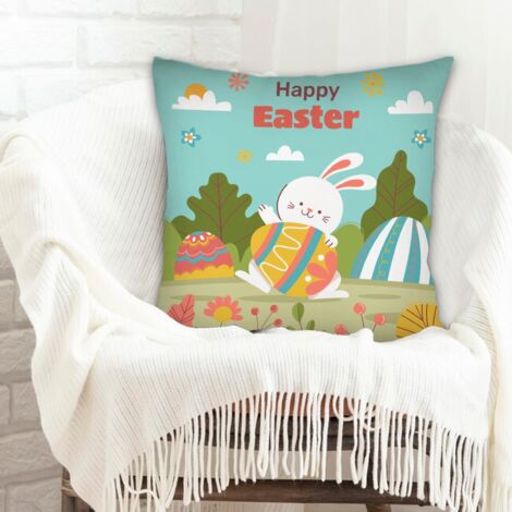 Housses de coussin décoratives facile d'entretien pour la Saint-Valentin, mariage, anniversaire, naissance de bébé (1/5)