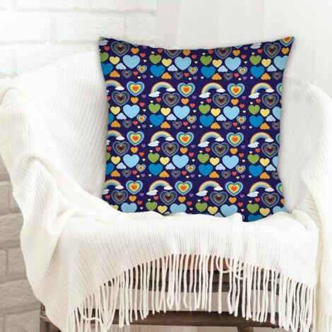 Housse de coussin moderne design rustique pour canapé ou lit, décoration de Pâques (1/5)