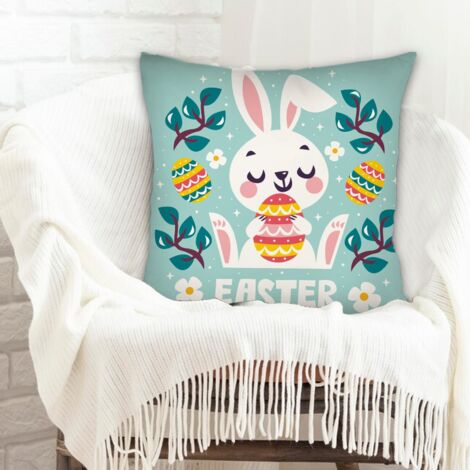 Housse de coussin sans coussin résistant aux tachespour Noël, la Saint-Valentin, anniversaire (1/5)
