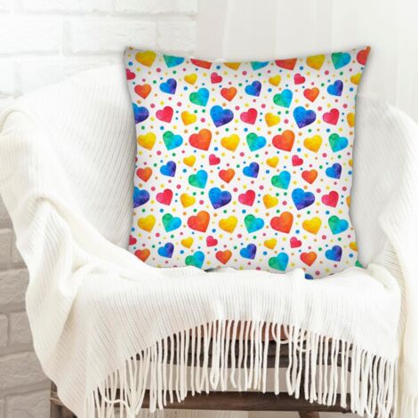 Housse de coussin sans coussin lavable pour canapé chambre à coucher salon décoration de la saint-valentin (1/5)
