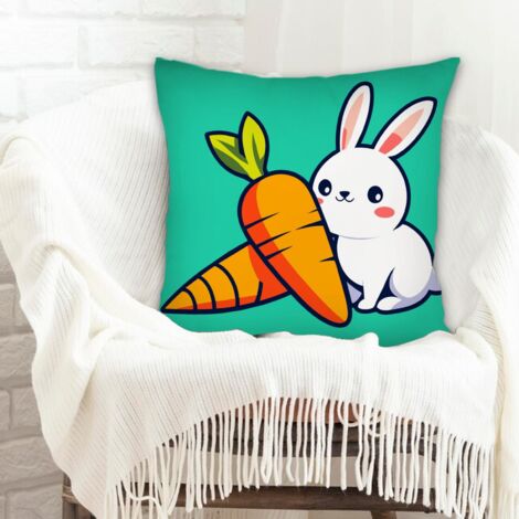 Housse de coussin sans coussin 45x45 inaltérable pour canapé lit salon chambre décoration de la saint-valentin (1/5)