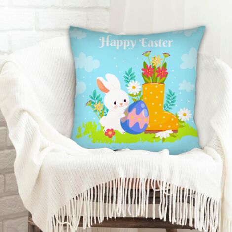 Housse de coussin moderne design facile d'entretien pour mariage, anniversaire, naissance de bébé (1/5)