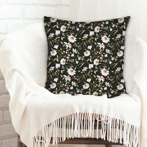 Housse de coussin 45x45 cm en polyester doux pour chambre à coucher salon décoration de la saint-valentin (1/5)