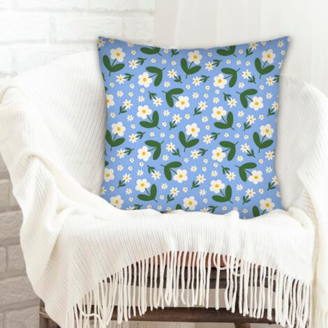 Housse de coussin 45x45 cm en polyester rustique pour canapé chambre salon décoration de la saint-valentin (1/5)