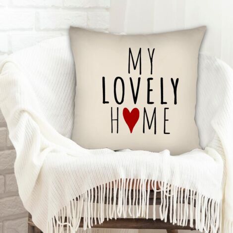 Housse de coussin moderne design lavable en machine pour chambre salon décoration de la saint-valentin (1/5)
