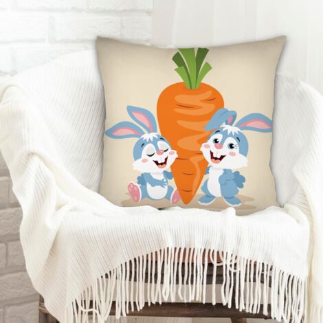 Housses de coussin en polyester résistante résistant pour anniversaire, naissance de bébé, la Saint-Valentin (1/5)