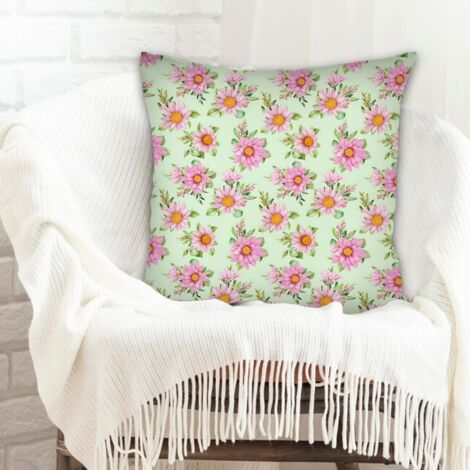 Housse de coussin décorative salon cachée zippée pour la Saint-Valentin, mariage, anniversaire (1/5)