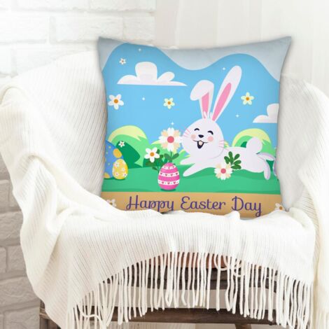 Housse de coussin décorative doux et respirant pour anniversaire, naissance de bébé, la Saint-Valentin (1/5)