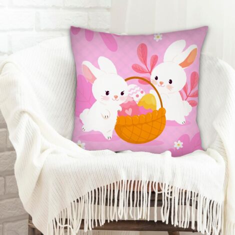 Housses de coussin en polyester résistante maison douce confortable pour décoration de mariage (1/5)