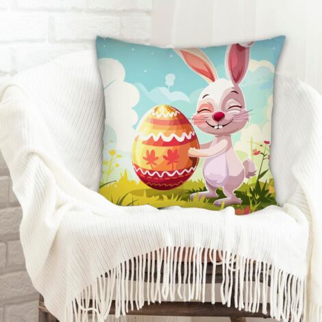 Housse de coussin moderne design anti-ride pour canapé, lit, salon, chambre (1/5)