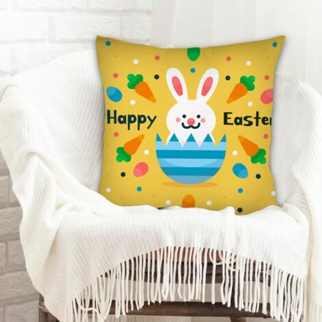 Housse de coussin sans coussin 45x45 fermeture à glissière pour cadeau d'anniversaire (1/5)