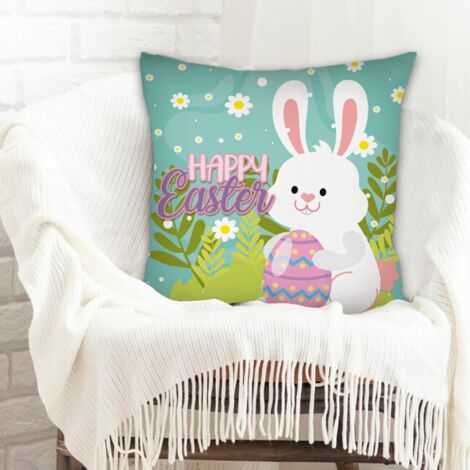 Housse de coussin carréeléger pour Noël, anniversaire, la Fête des Pères, la Fête des Mères (1/5)