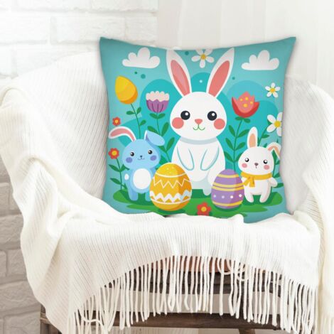 Housse de coussin sans coussin 45x45 lavable pour la Saint-Valentin, la Fête des Mères, anniversaire (1/5)