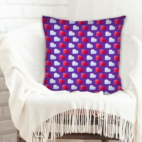 Housse de coussin pour décoration intérieure durable pour mariage, anniversaire, la Saint-Valentin, la Fête des Mères et des Pères (1/5)