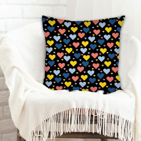 Housses de coussin décoratives fermeture à glissière pour la Saint-Valentin, mariage, anniversaire, naissance de bébé (1/5)