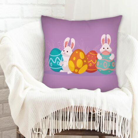 Housse de coussin sans coussin anti-ride pour canapé chambre à coucher salon (1/5)