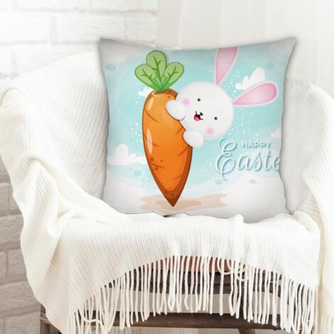 Housse de coussin facile d'entretien pour canapé ou lit décoration de la saint-valentin (1/5)