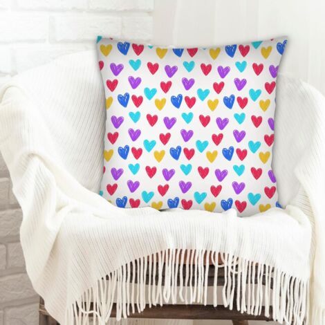 Housse de coussin de salon cachée zippée pour canapé chambre à coucher salon (1/5)