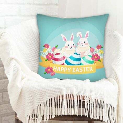 Housse de coussin carrée standard 45x45cm durable pour soirée de rendez-vous (1/5)