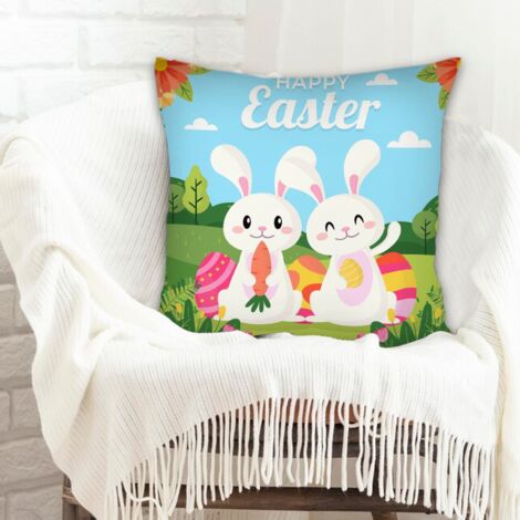 Housses de coussin en polyester résistante doux et respirant pour la Saint-Valentin, mariage, anniversaire, naissance de bébé (1/5)