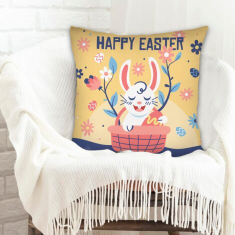 Housse de coussin sans coussin lavable en machine pour la Saint-Valentin, mariage, anniversaire, naissance de bébé (1/5)