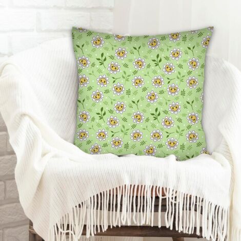 Housse de coussin 45x45 cm carrée résistant pour mariage, anniversaire, la Saint-Valentin, la Fête des Mères et des Pères (1/5)
