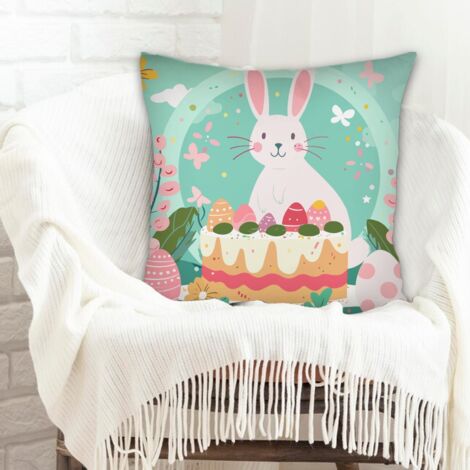 Housse de coussin sans coussin rustique pour canapé ou lit décoration de la saint-valentin (1/5)