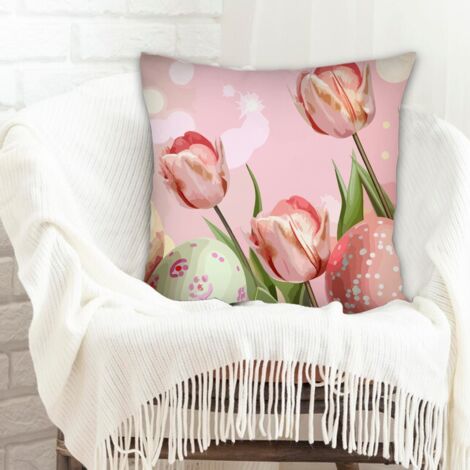 Housse de coussin pour canapé fermeture à glissière pour canapé ou lit décoration de la saint-valentin (1/5)