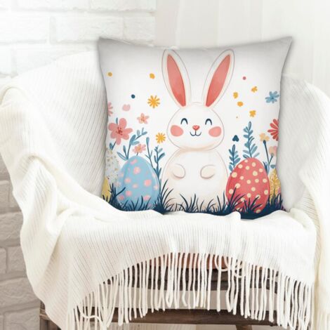 Housses de coussin en polyester résistante rustique pour mari femme anniversaire (1/5)