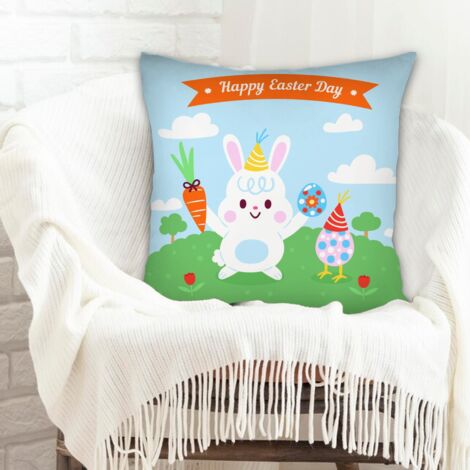 Housse de coussin sans coussin 45x45 lavable en machine pour canapé ou lit décoration de la saint-valentin (1/5)