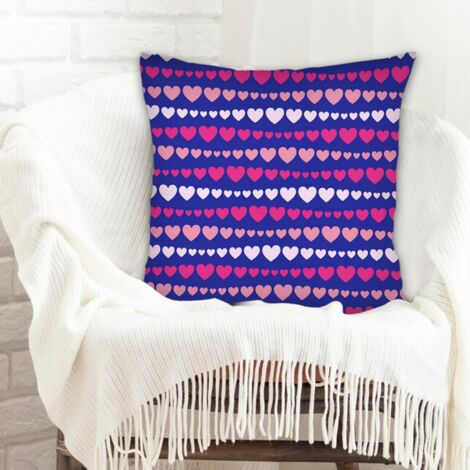 Housse de coussin carréelavable en machine pour mariage, anniversaire, naissance de bébé (1/5)