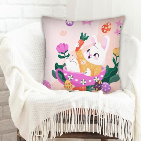 Housse de coussin moderne design lavable pour mariage, anniversaire, la Saint-Valentin, la Fête des Mères (1/5)