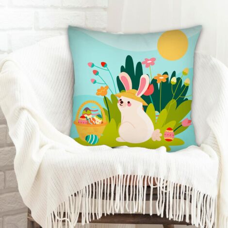 Housse de coussin moderne design doux pour la Saint-Valentin, mariage, anniversaire, naissance de bébé (1/5)