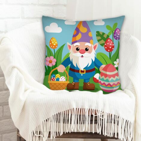 Housses de coussin en polyester résistante facile d'entretien pour canapé lit salon chambre à coucher (1/5)