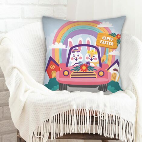 Housses de coussin de décoration durable pour Noël, anniversaire, la Fête des Pères, la Fête des Mères (1/5)