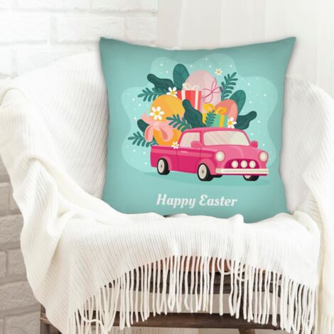 Housse de coussin décorative fermeture à glissière pour la Saint-Valentin, la Fête des Mères, la Fête des Pères, l'Action de grâce, Noël (1/5)