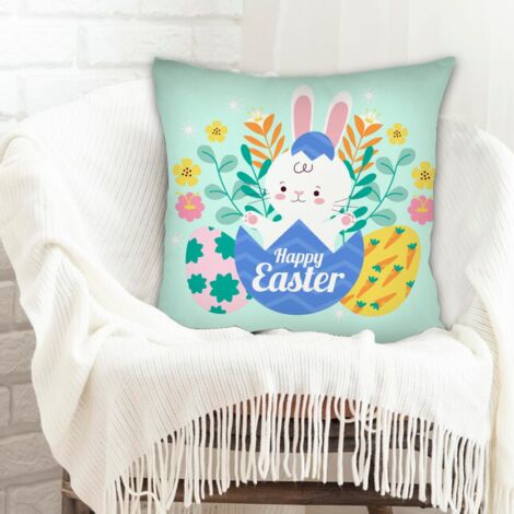 Housse de coussin décorative salon rustique pour décoration de noël de famille (1/5)